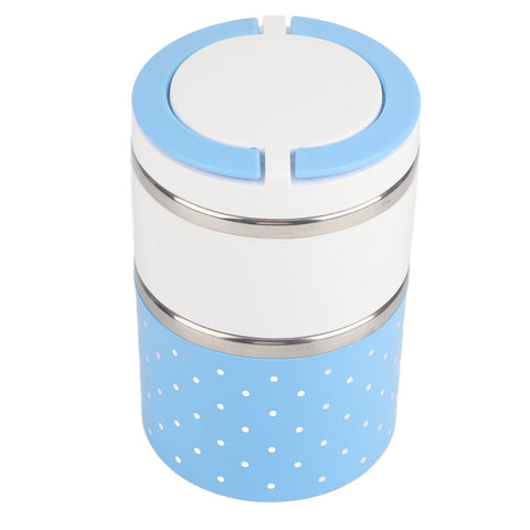 2 Layer Stainless Steel Insulation Thermo Thermal Lunch Box Food Container Hot In Australia - Darrahopens
