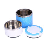 2 Layer Stainless Steel Insulation Thermo Thermal Lunch Box Food Container Hot
