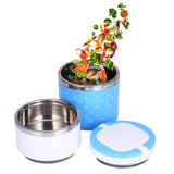 2 Layer Stainless Steel Insulation Thermo Thermal Lunch Box Food Container Hot