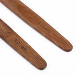 10pcs Bamboo Handle Aluminum Crochet Hook Knitting Knit Needle Weave Yarn Set