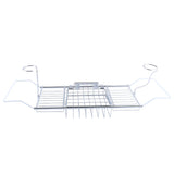 1Pcs Bathroom Bath Shower Tub Bathtub Caddy Storage Organizer Holder Soap Red Wine Rack Holder