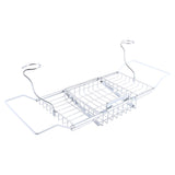 1Pcs Bathroom Bath Shower Tub Bathtub Caddy Storage Organizer Holder Soap Red Wine Rack Holder