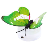 Colorful Changing Butterfly LED Night Light Lamp Home Room Desk Wall Decor AB