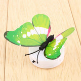 Colorful Changing Butterfly LED Night Light Lamp Home Room Desk Wall Decor AB