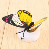 Colorful Changing Butterfly LED Night Light Lamp Home Room Desk Wall Decor AB