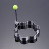 1pcs Plum Fried Egg Mold Stainless Steel Egg Rings Pancake Shaper
