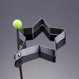 1pcs Star Fried Egg Mold Stainless Steel Egg Rings Pancake Shaper