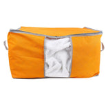 Foldable Clothing Organizer Clothing Storage Box For Clothes Underbed Dustproof Bag Orange In Australia - Darrahopens