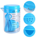 7Pcs Set Plastic Measuring Cups Spoons Measure Tea Coffee Kitchen Utensil Blue In Australia - Darrahopens