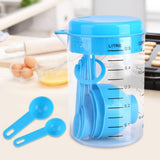 7Pcs Set Plastic Measuring Cups Spoons Measure Tea Coffee Kitchen Utensil Blue In Australia - Darrahopens
