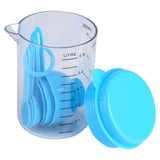 7Pcs Set Plastic Measuring Cups Spoons Measure Tea Coffee Kitchen Utensil Blue In Australia - Darrahopens