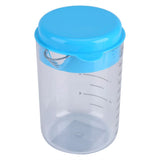 7Pcs Set Plastic Measuring Cups Spoons Measure Tea Coffee Kitchen Utensil Blue