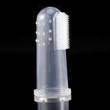 Silicone Soft Finger Toothbrush Teeth Rubber Clean Massage Brush For Baby Infant