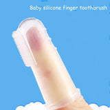 Silicone Soft Finger Toothbrush Teeth Rubber Clean Massage Brush For Baby Infant