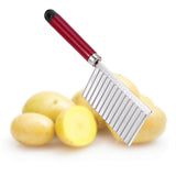 Potato Wavy Edged Knife Multifunction Stainless Steel Fruit Cutting Cooking Tool