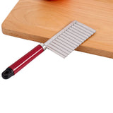 Potato Wavy Edged Knife Multifunction Stainless Steel Fruit Cutting Cooking Tool