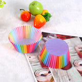 100 pcs Colorful Cupcake Liner Cupcake Paper Baking Cup Muffin Cases Cake Mold