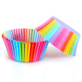 100 pcs Colorful Cupcake Liner Cupcake Paper Baking Cup Muffin Cases Cake Mold