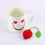 Silicone Creative Strawberry Shape Tea Leaf Strainer Herbal Spice Infuser Filter