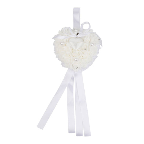 Romantic Rose Wedding Favors Heart Pearl Gift Ring Box Pillow Cushion In Australia - Darrahopens