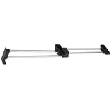 Wardrobe Chrome Pull Out Retractable Wardrobe Clothes Hanger Rail Towel Coat Racks Closet Rod