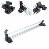 Wardrobe Chrome Pull Out Retractable Wardrobe Clothes Hanger Rail Towel Coat Racks Closet Rod