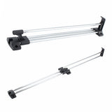 Wardrobe Chrome Pull Out Retractable Wardrobe Clothes Hanger Rail Towel Coat Racks Closet Rod