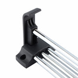 Wardrobe Chrome Pull Out Retractable Wardrobe Clothes Hanger Rail Towel Coat Racks Closet Rod