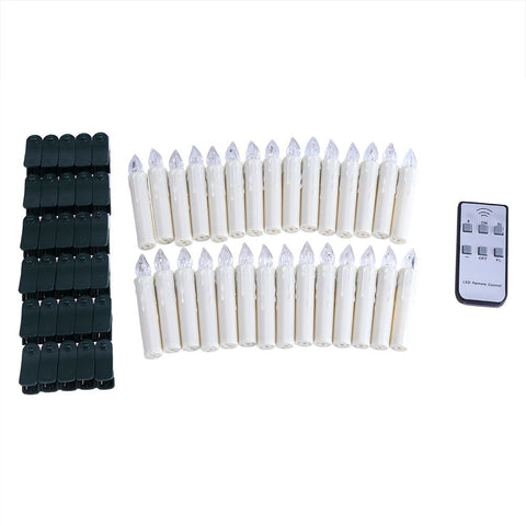 LED Candle Remote Control Wax Flameless Flickering Christmas Lamp Candle Lights Wedding Decor In Australia - Darrahopens