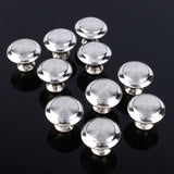 10Pcs Round Stainless Steel Cabinet Knobs Drawer Handles Cupboard Accessories In Australia - Darrahopens