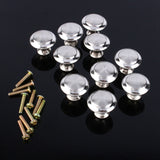 10Pcs Round Stainless Steel Cabinet Knobs Drawer Handles Cupboard Accessories In Australia - Darrahopens