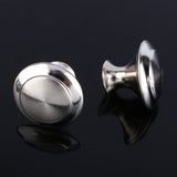 10Pcs Round Stainless Steel Cabinet Knobs Drawer Handles Cupboard Accessories In Australia - Darrahopens