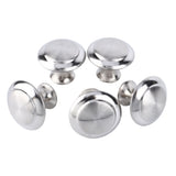 10Pcs Round Stainless Steel Cabinet Knobs Drawer Handles Cupboard Accessories In Australia - Darrahopens