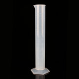 500ml Measuring Cylinder Plastic Graduated Laboratory Trial Test Liquid Tube Hot