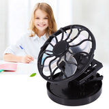 Electric Mini Clip on Solar Fan Air Conditioner Cooling Cell Fan Travel Camping Hiking Cooling