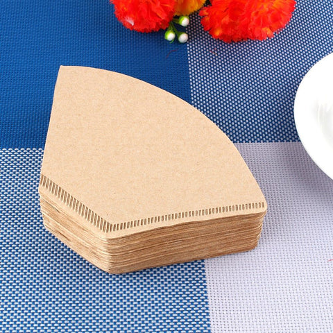 100x Unbleached Coffee Filter Papers Cones Cups Brewer Espresso Strainer Dripper In Australia - Darrahopens