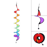 Foldable 140cm Spiral Windmill Colorful Wind Spinners Tent Garden Yard In Australia - Darrahopens