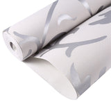 Luxury Embossed Nonwoven Bedroom 3D Vertical Wallpaper Home Decor Silver In Australia - Darrahopens