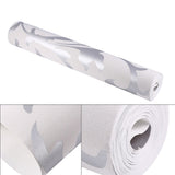 Luxury Embossed Nonwoven Bedroom 3D Vertical Wallpaper Home Decor Silver In Australia - Darrahopens