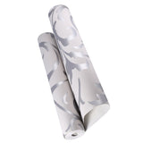 Luxury Embossed Nonwoven Bedroom 3D Vertical Wallpaper Home Decor Silver
