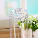 Acrylic Makeup Cotton Pads Box Cases Holder Cosmetic Organizer Storage Container