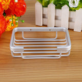 Household Wall‑Mounted Draining Soap Dish Box Holder Container Bathroom Accessory