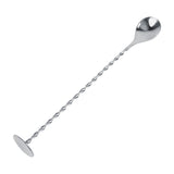 11In Stainless Steel Long Bar Spoon Steel Bartending Mixed Tall Drink Stir Spoon Bar Wine