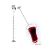 11In Stainless Steel Long Bar Spoon Steel Bartending Mixed Tall Drink Stir Spoon Bar Wine