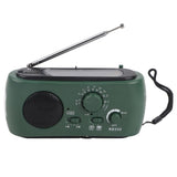 Solar Hand Crank AM/FM Radio with LED Flashlight Emergency Phone Charger