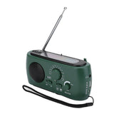 Solar Hand Crank AM/FM Radio with LED Flashlight Emergency Phone Charger