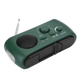 Solar Hand Crank AM/FM Radio with LED Flashlight Emergency Phone Charger
