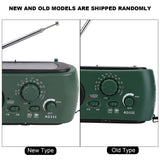 Solar Hand Crank AM/FM Radio with LED Flashlight Emergency Phone Charger