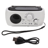 Solar Hand Crank AM/FM Radio with LED Flashlight Emergency Phone Charger