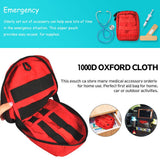 First Aid Medical Bag Pouch Backpack for Travel Camping Cycling